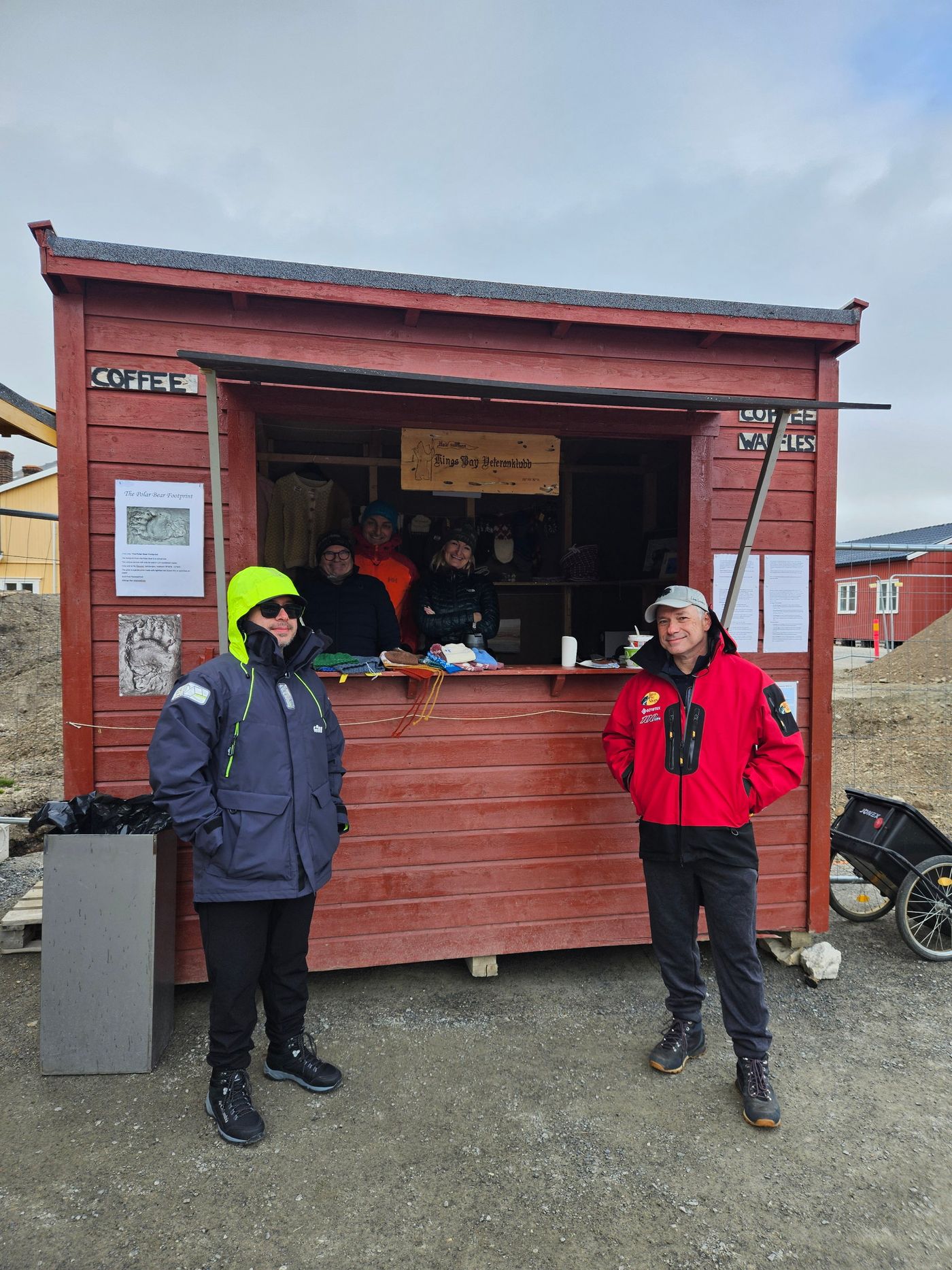 Waffles from the red hut at 79° North