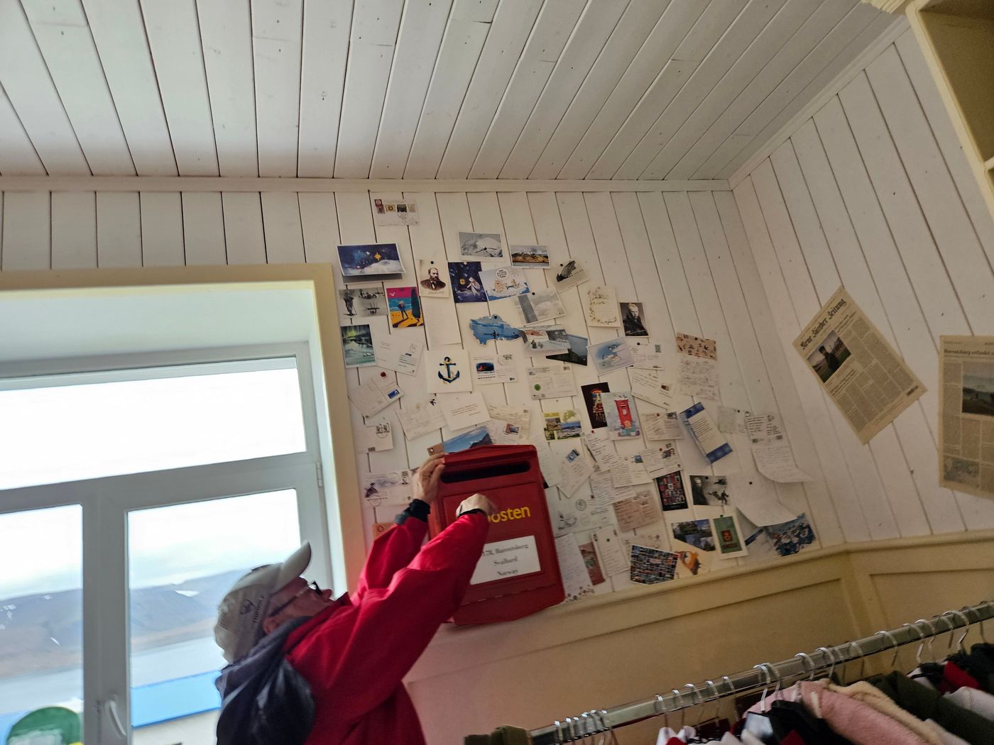 Posting a letter from 78 degrees north