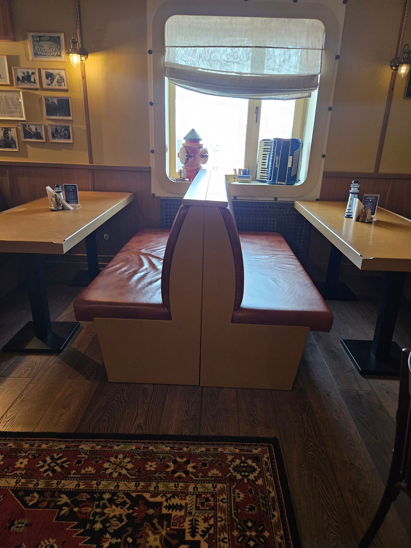 The Krasin bar: an icebreaker saloon, rebuilt on land
